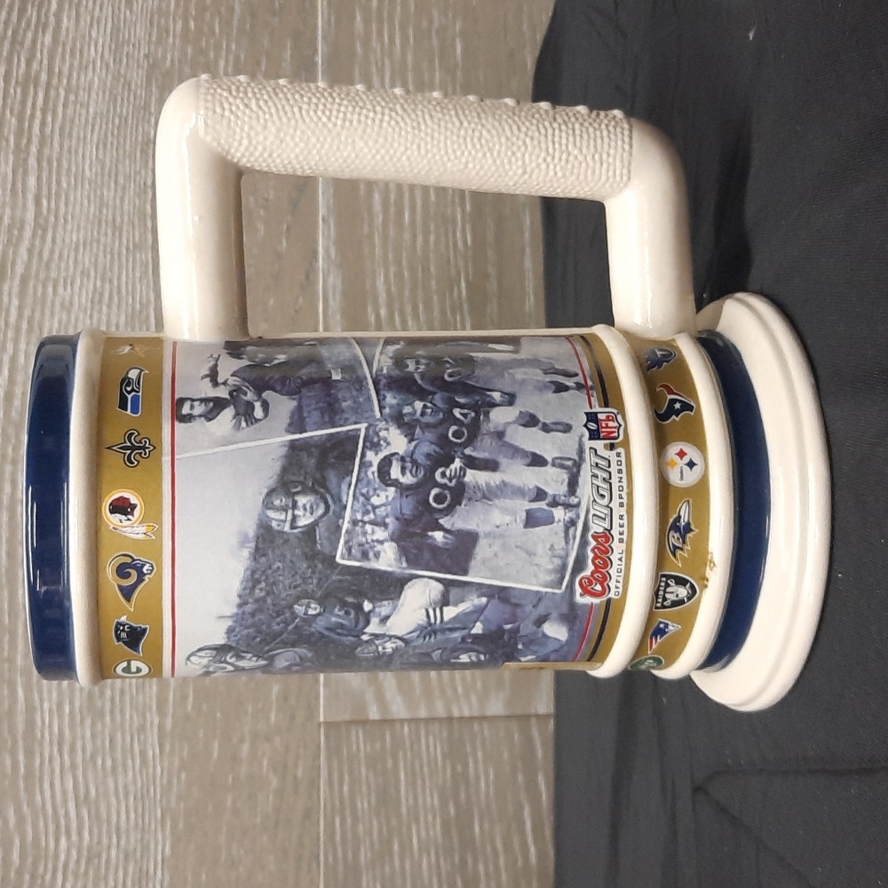 Coors light nostalgic collectors stein series football the 40's 50's